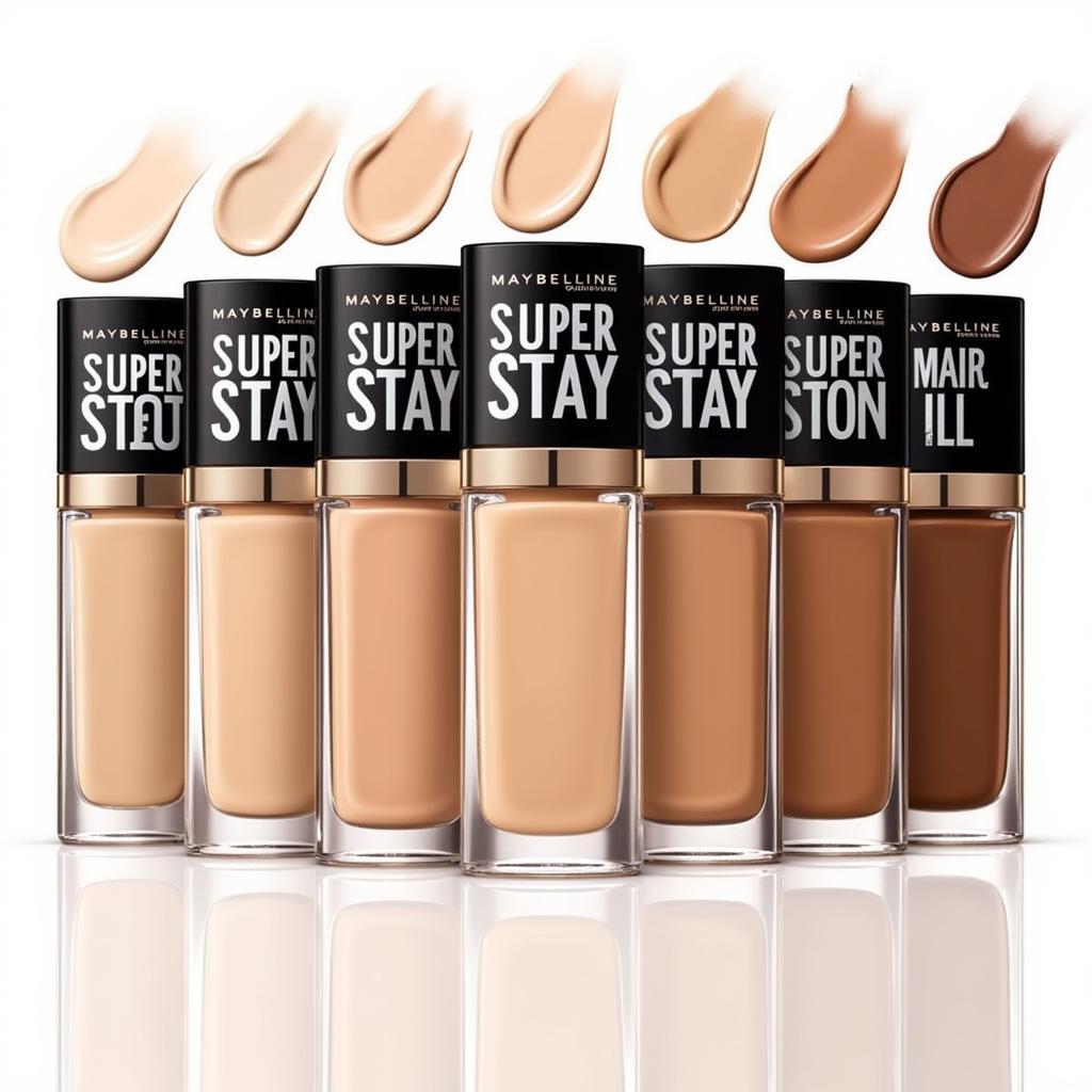 Maybelline Superstay Foundation Shades