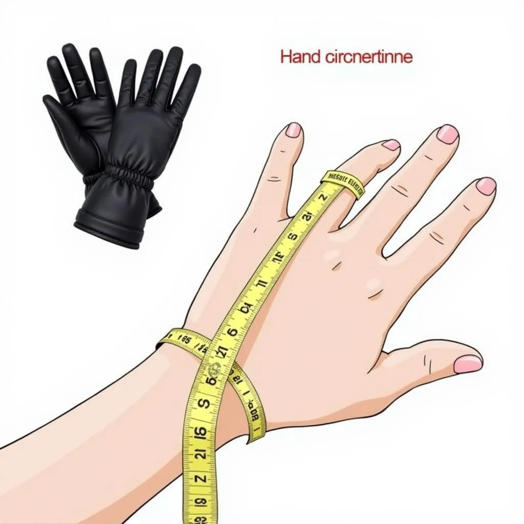 Measuring Hand for Glove Size