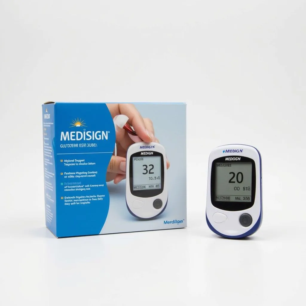 Medisign glucometer and test strips