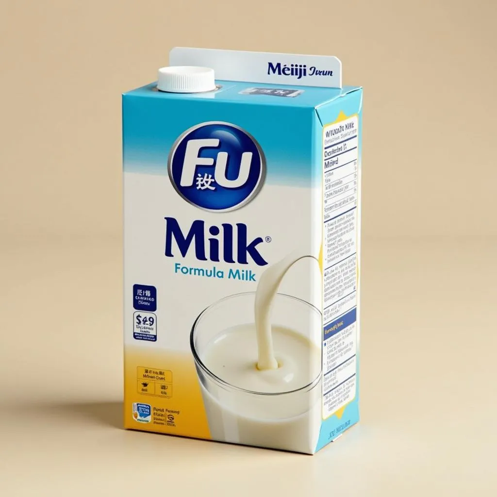 Meiji FU 900g formula milk packaging in Pakistan