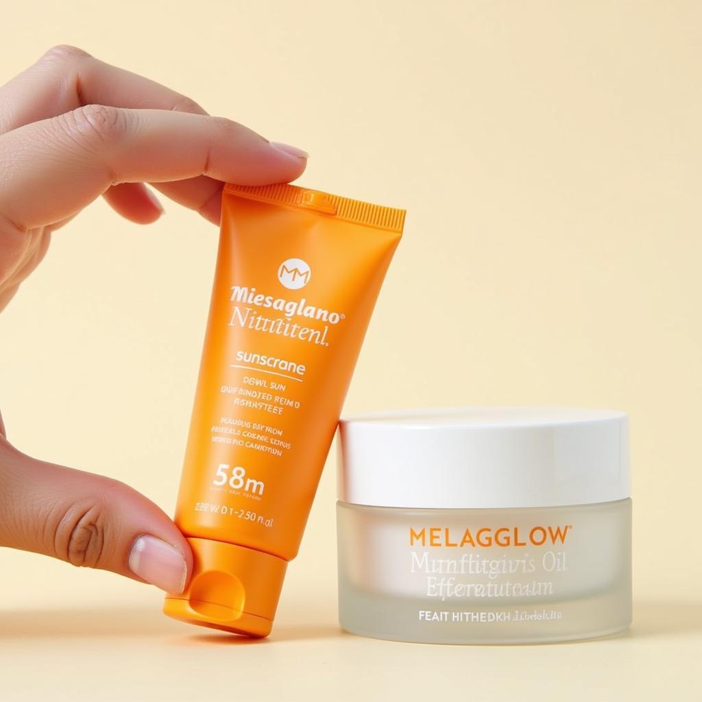 Melaglow Rich Cream and Sunscreen