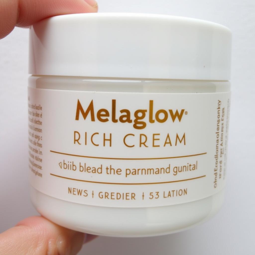 Melaglow Rich Cream Packaging