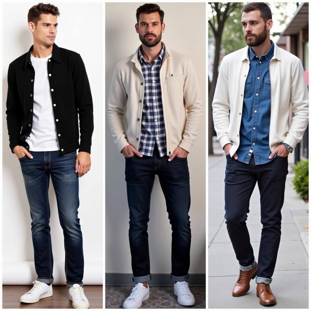 Different Men's Cardigan Styles in Pakistan 