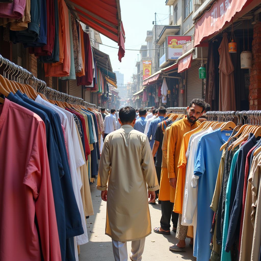 Men Shopping for Shirts in Pakistan