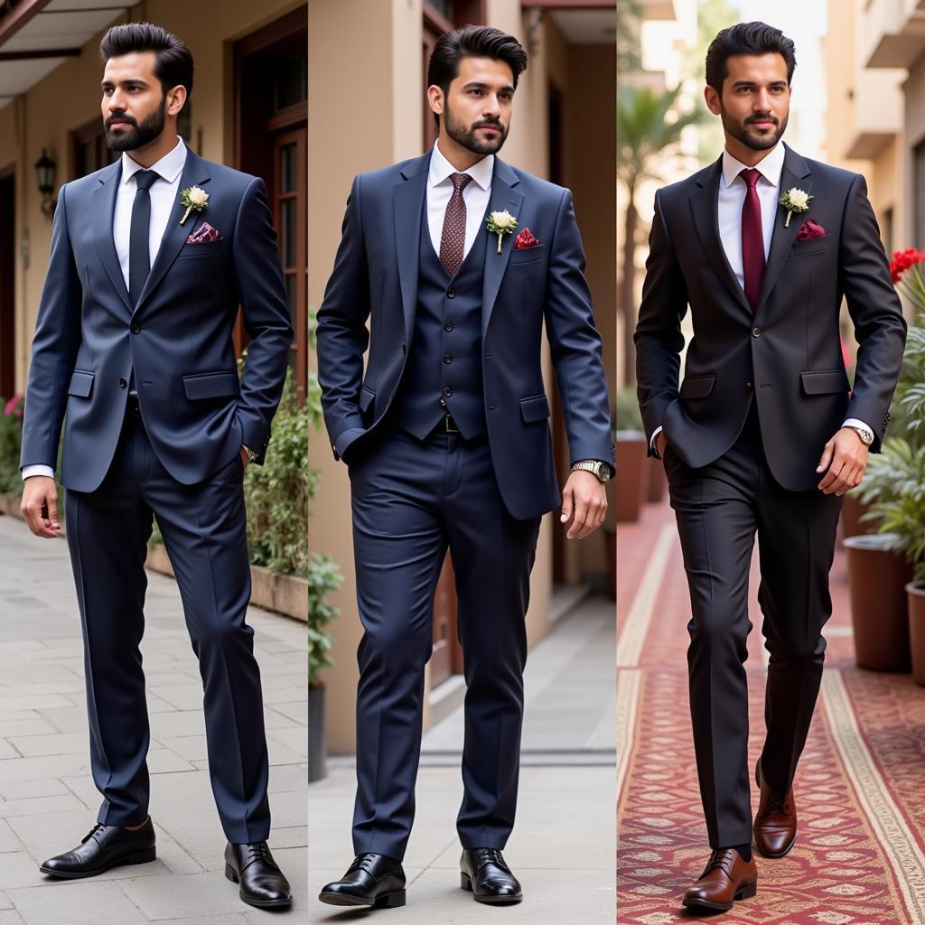 Men Wearing 3 Piece Suits in Pakistan