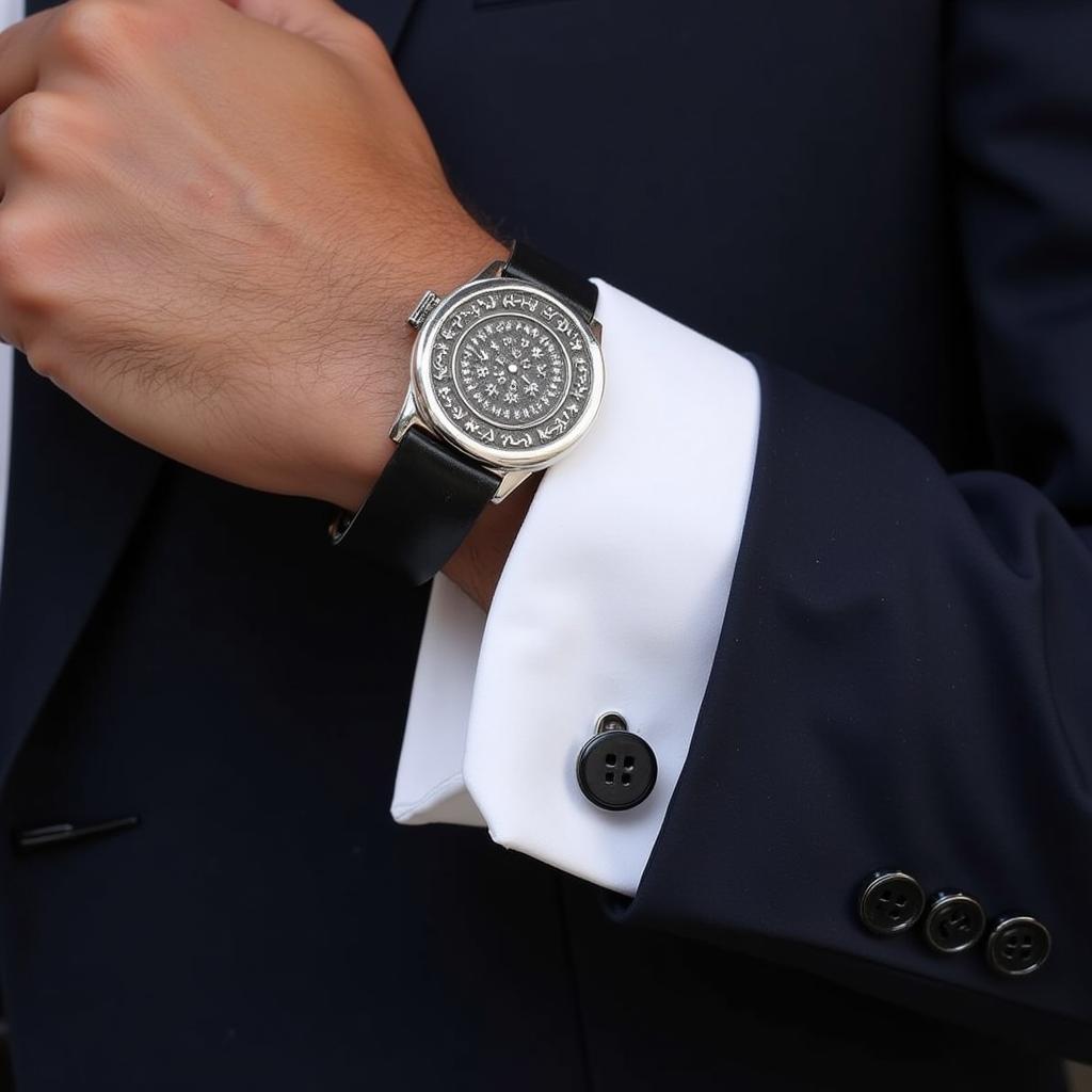 Men Wearing Cufflinks in Pakistan