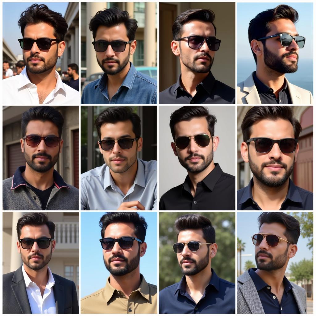 Men Wearing Stylish Sunglasses in Pakistan