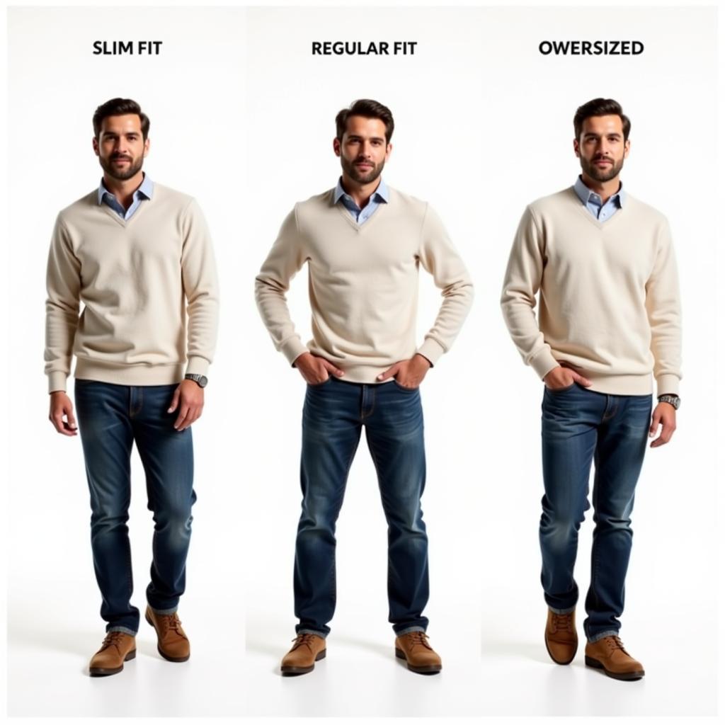 Men's Sweater Fitting Guide