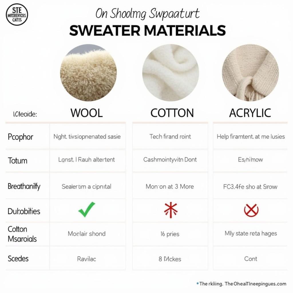 Comparing Different Sweater Materials