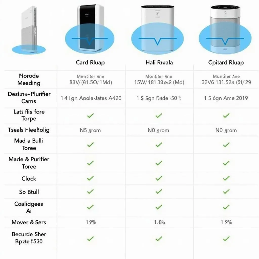 Mi Air Purifier Models Comparison