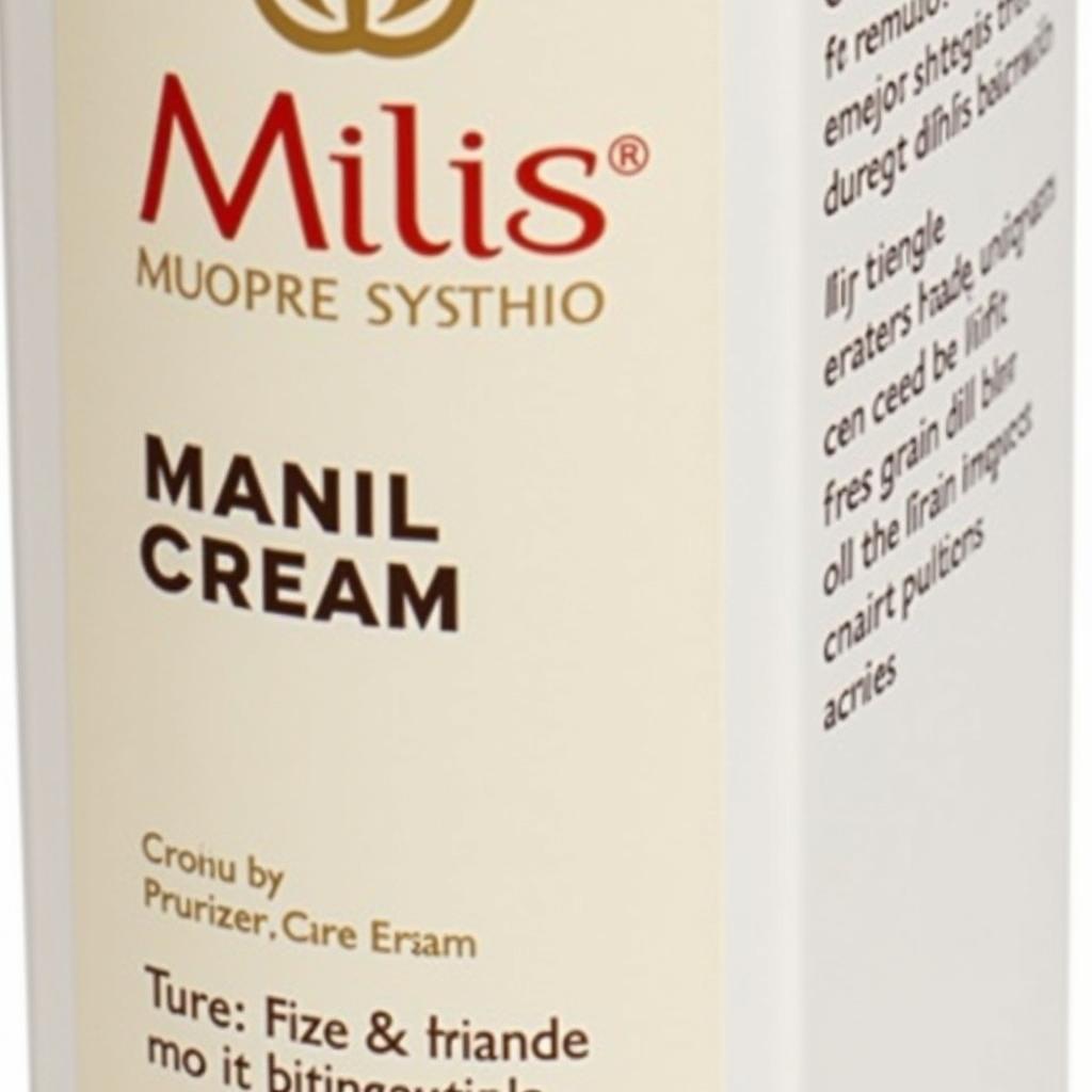 Milis Cream Packaging