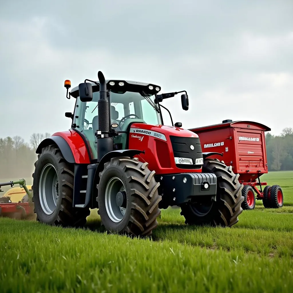 Millat 240 tractor operating in a field