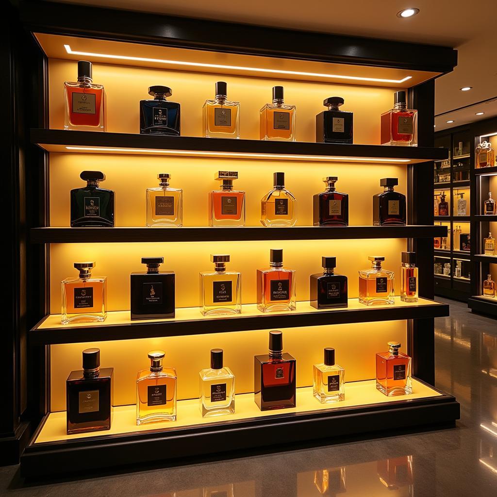 Luxury Million Perfume Display