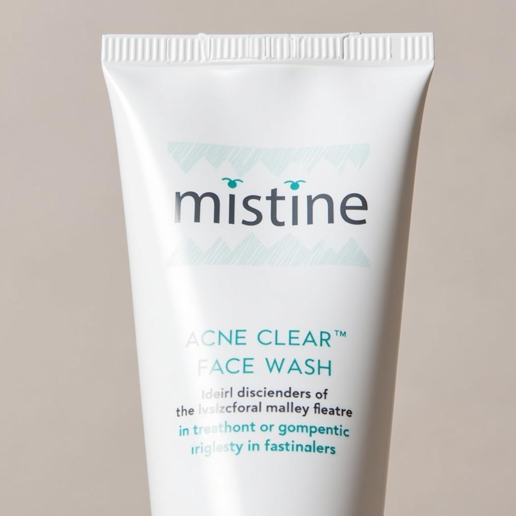 Mistine Acne Clear Face Wash Packaging