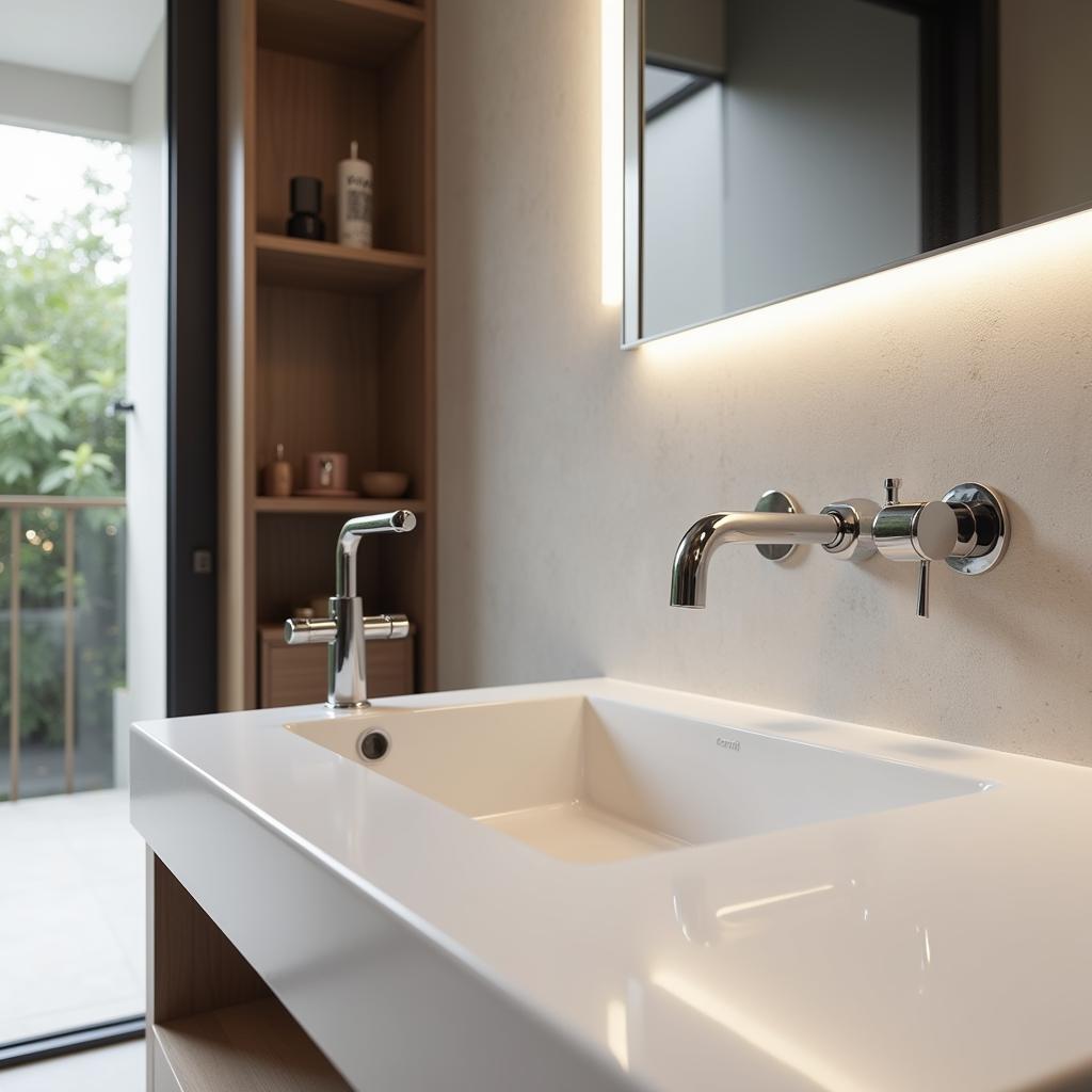 Modern Bathroom Tap Set in Pakistan