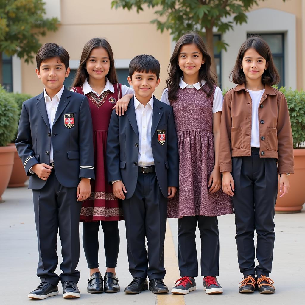 Modern Pakistani School Uniforms