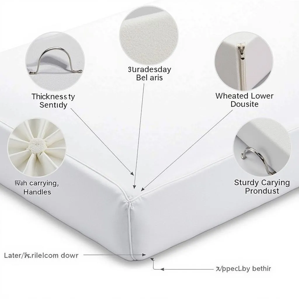 Features of a Molty Foam Folding Mattress