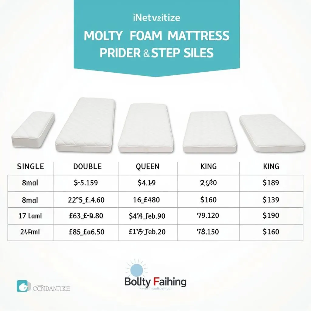 Molty Foam Ortho Mattress Price List