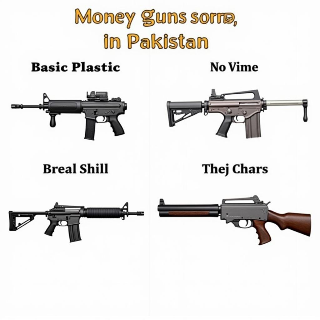 Money Gun Types Available in Pakistan