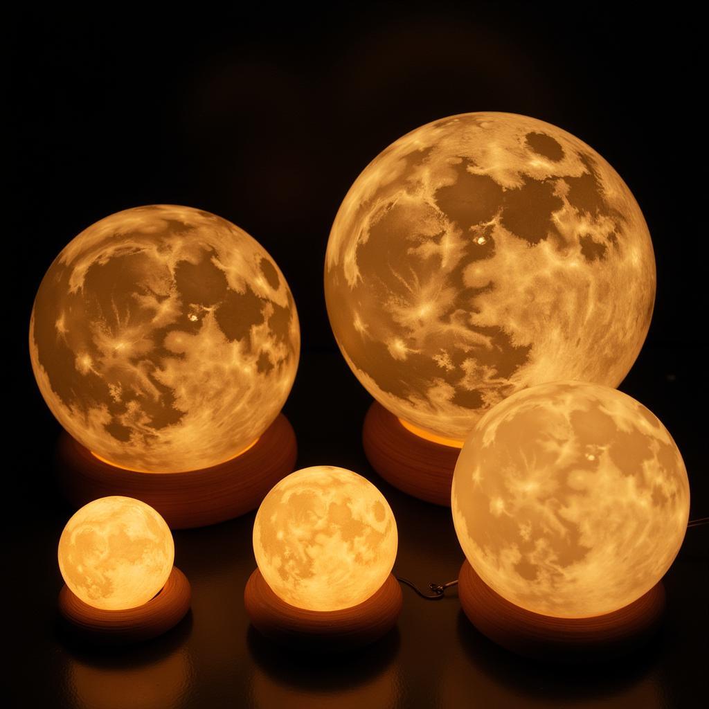 Moon Lamp Sizes Available in Pakistan