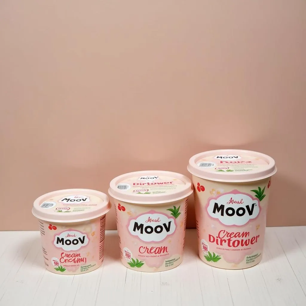 Moov Cream Packaging