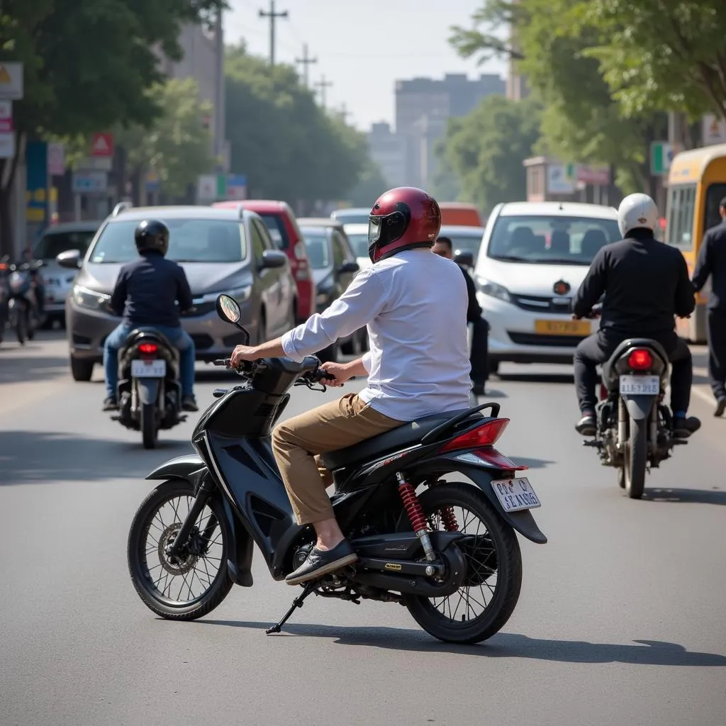 Motorbike Accident in Pakistan