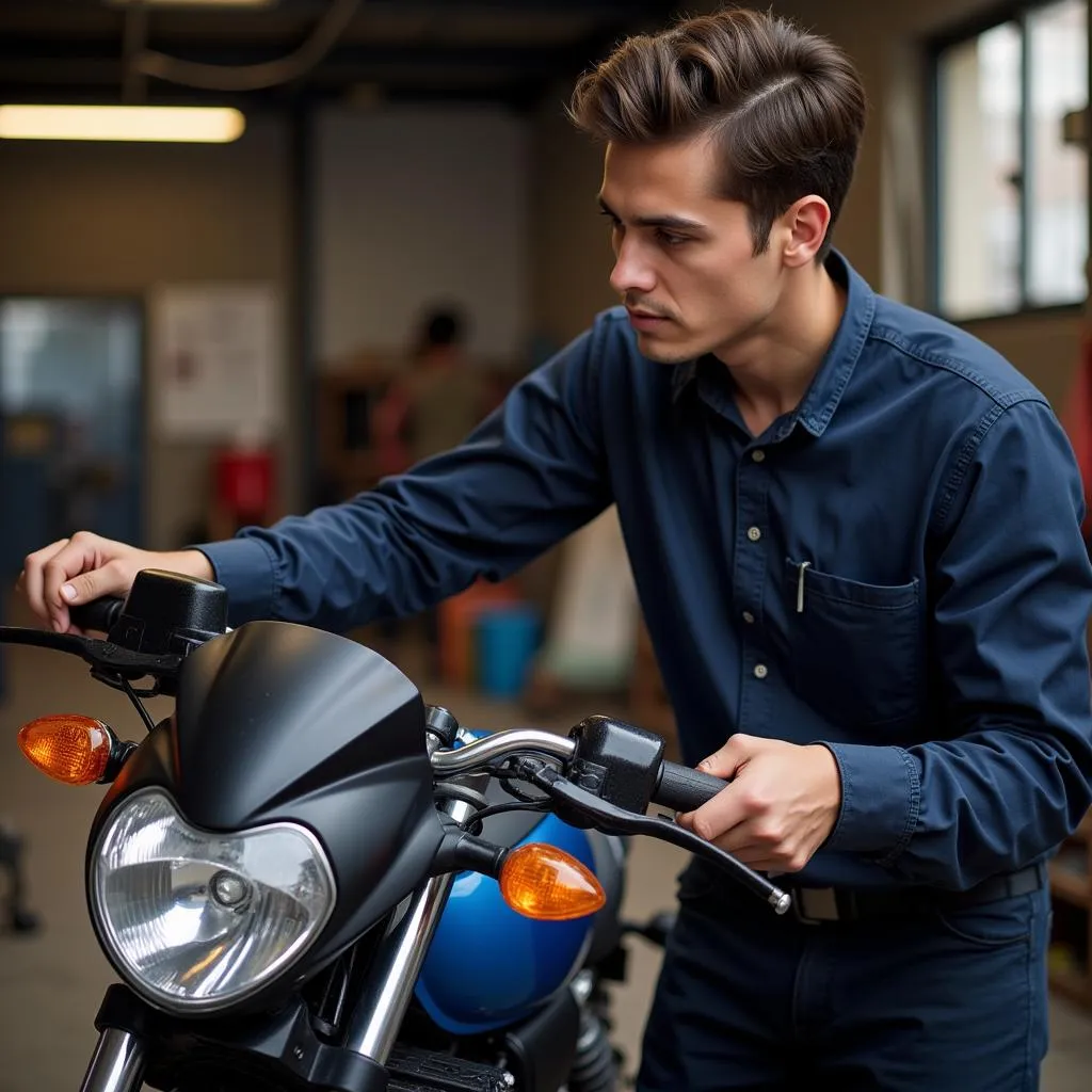 Motorcycle Indicator Installation in Pakistan