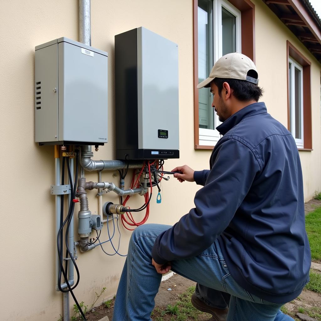 MPPT Inverter Installation