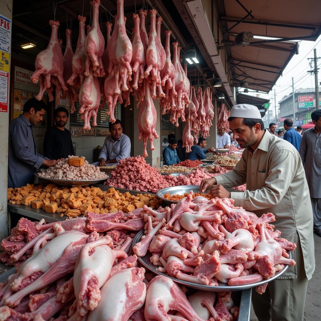 Mutton Market in Lahore