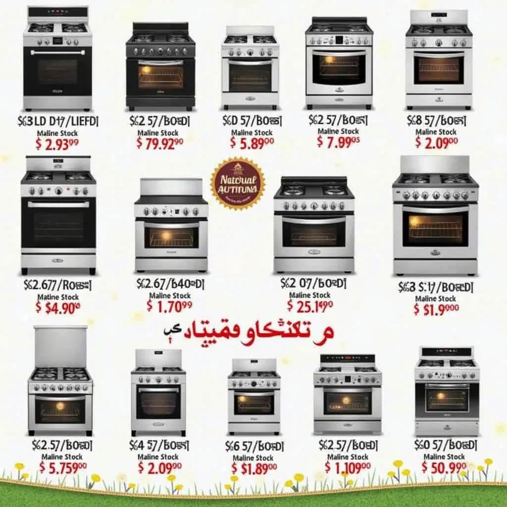 National Cooking Range Models in Pakistan