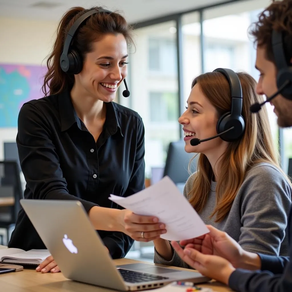 National Istari Customer Service Representative Assisting a Customer