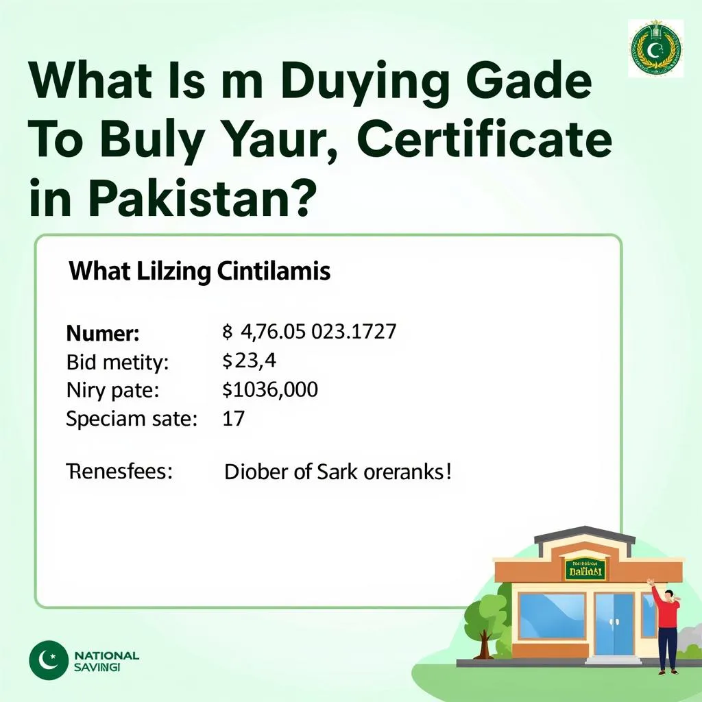 National Savings Certificate in Pakistan