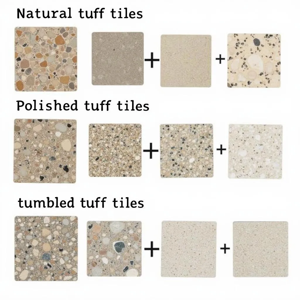 Different types of Tuff Tiles