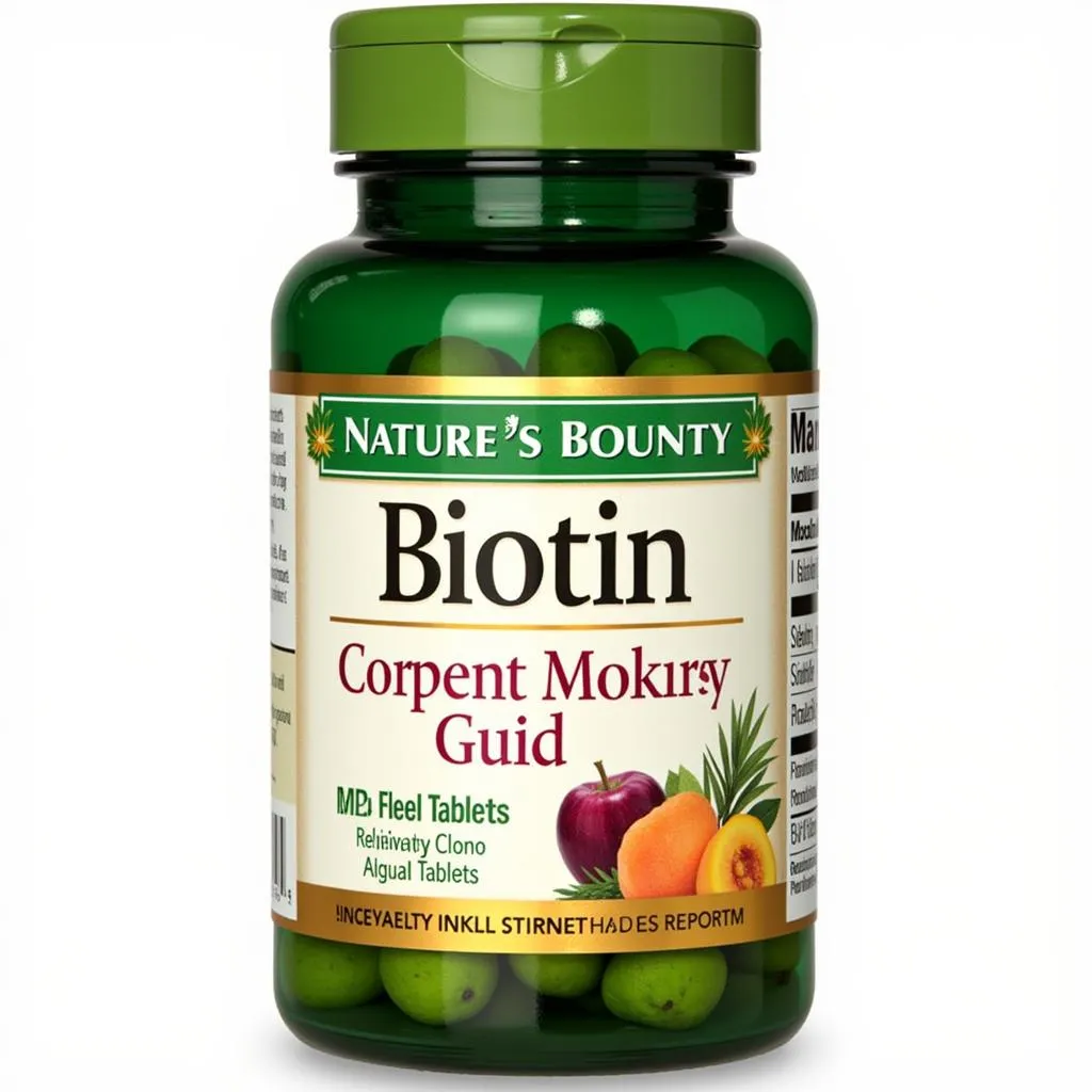 Nature's Bounty Biotin Tablets