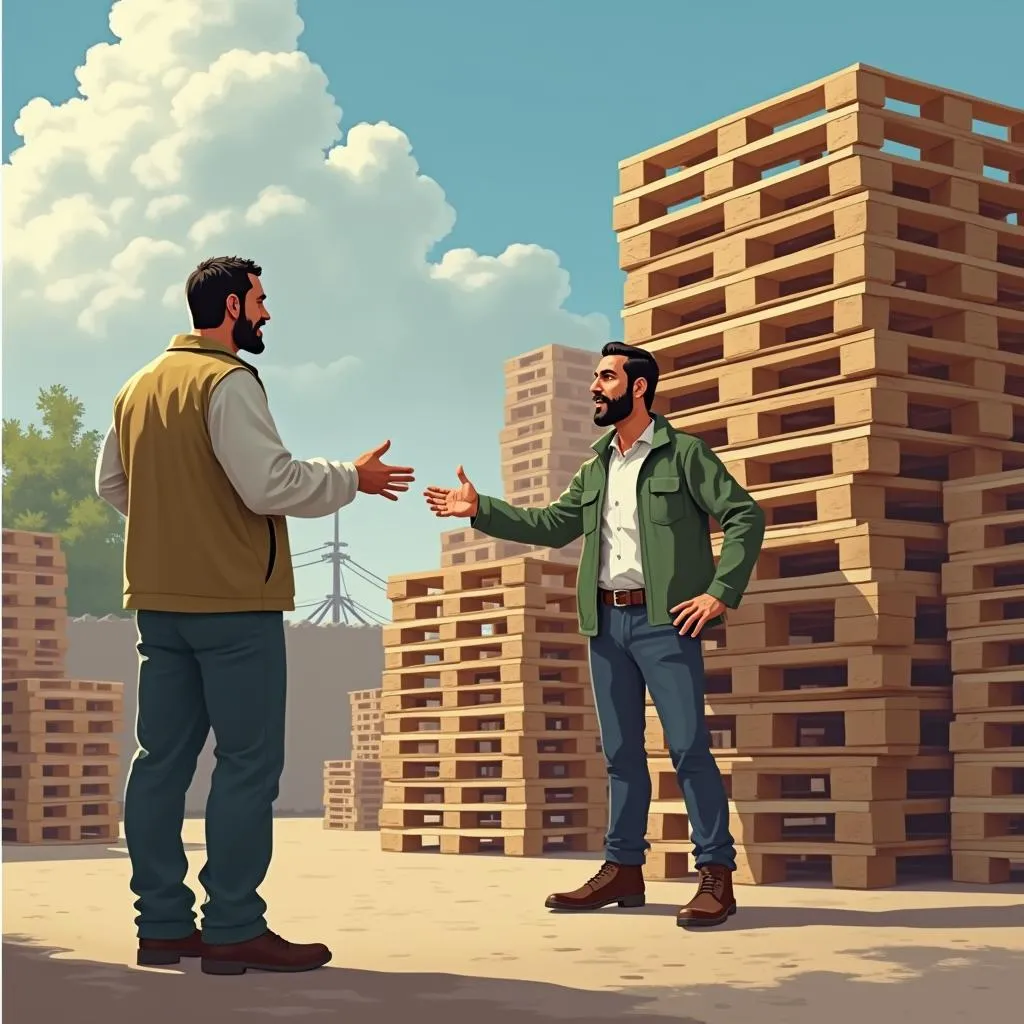 Negotiating the Price of Wooden Pallets with a Supplier in Pakistan