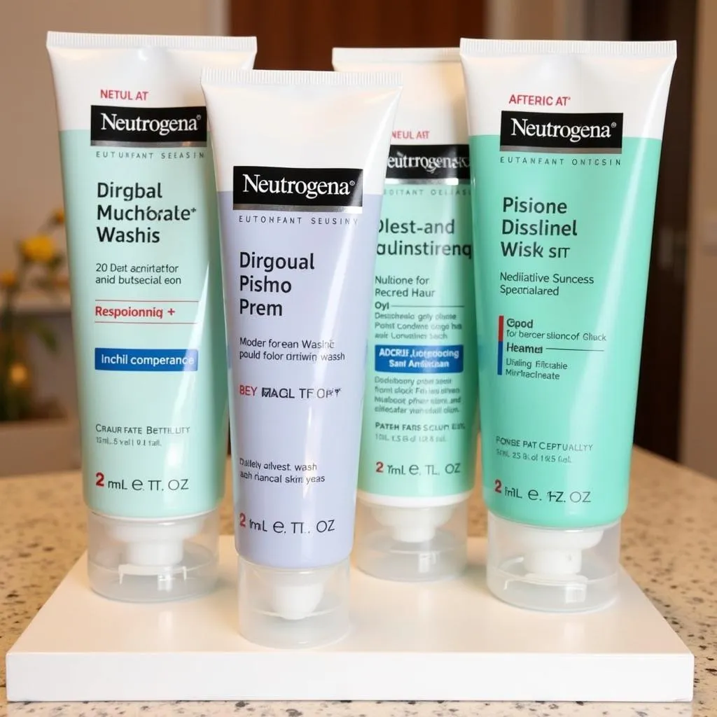 Neutrogena Face Wash Variants