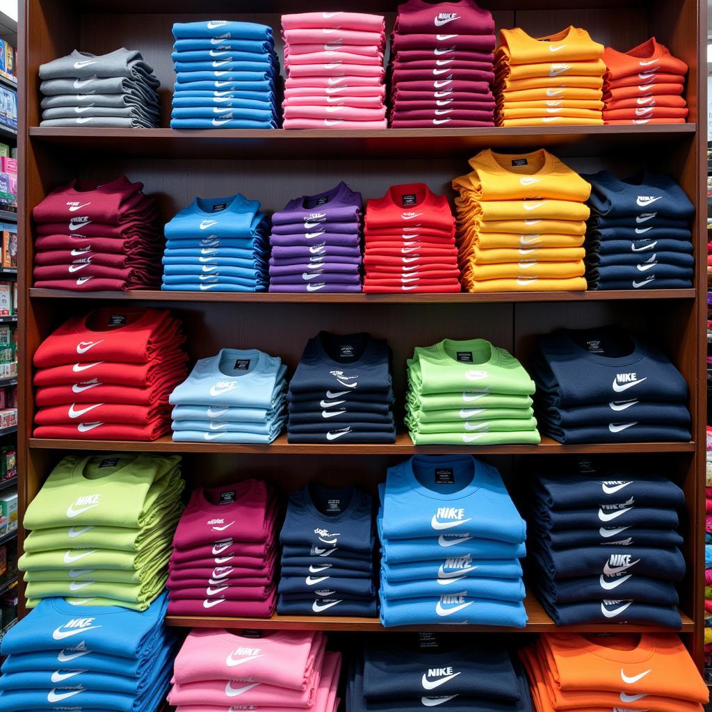 Nike Shirts Displayed in a Pakistani Retail Store