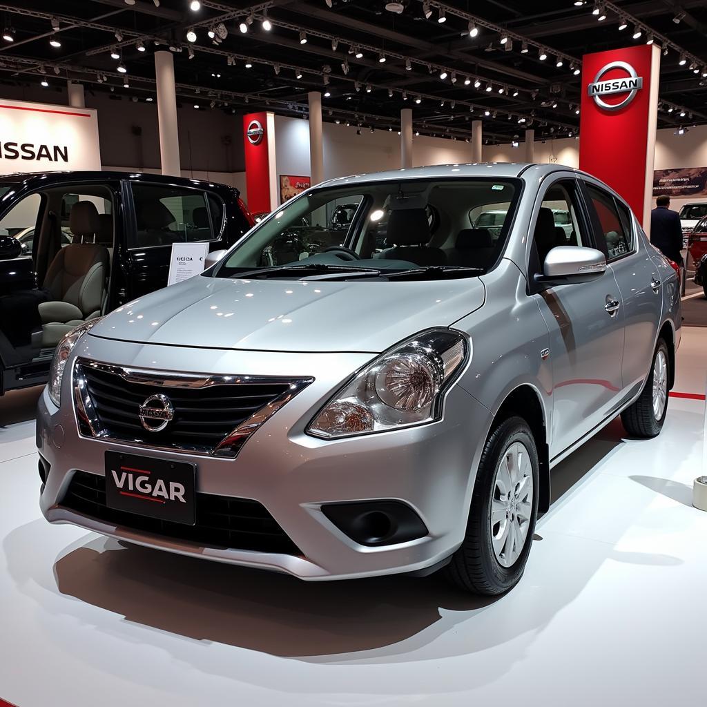 Nissan Tiida at a Dealership in Pakistan