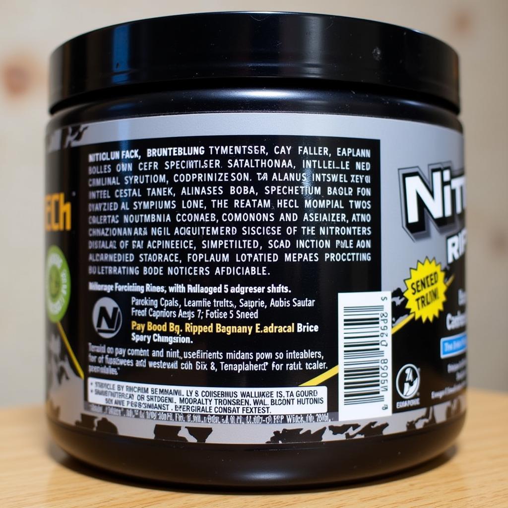 Nitrotech Ripped Supplement