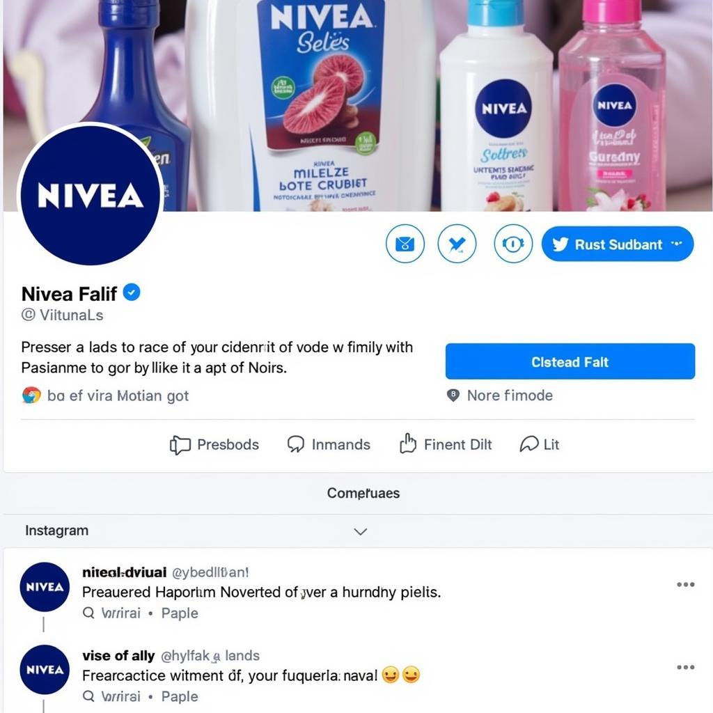 Nivea Pakistan Social Media