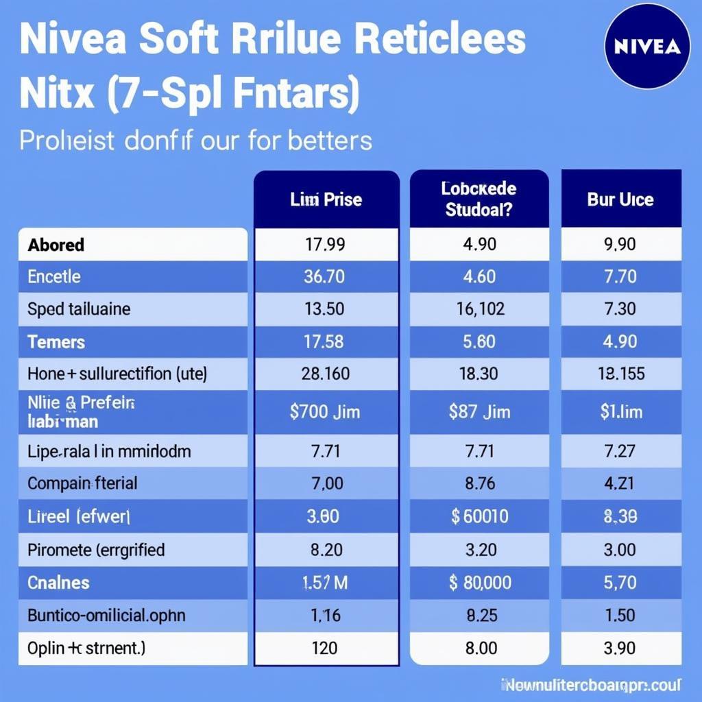 Nivea Soft Price Comparison across Different Retailers in Pakistan