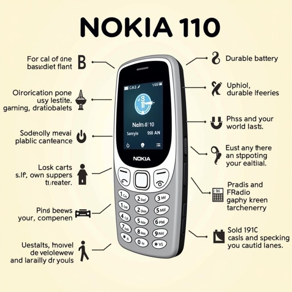 Nokia 110 key features