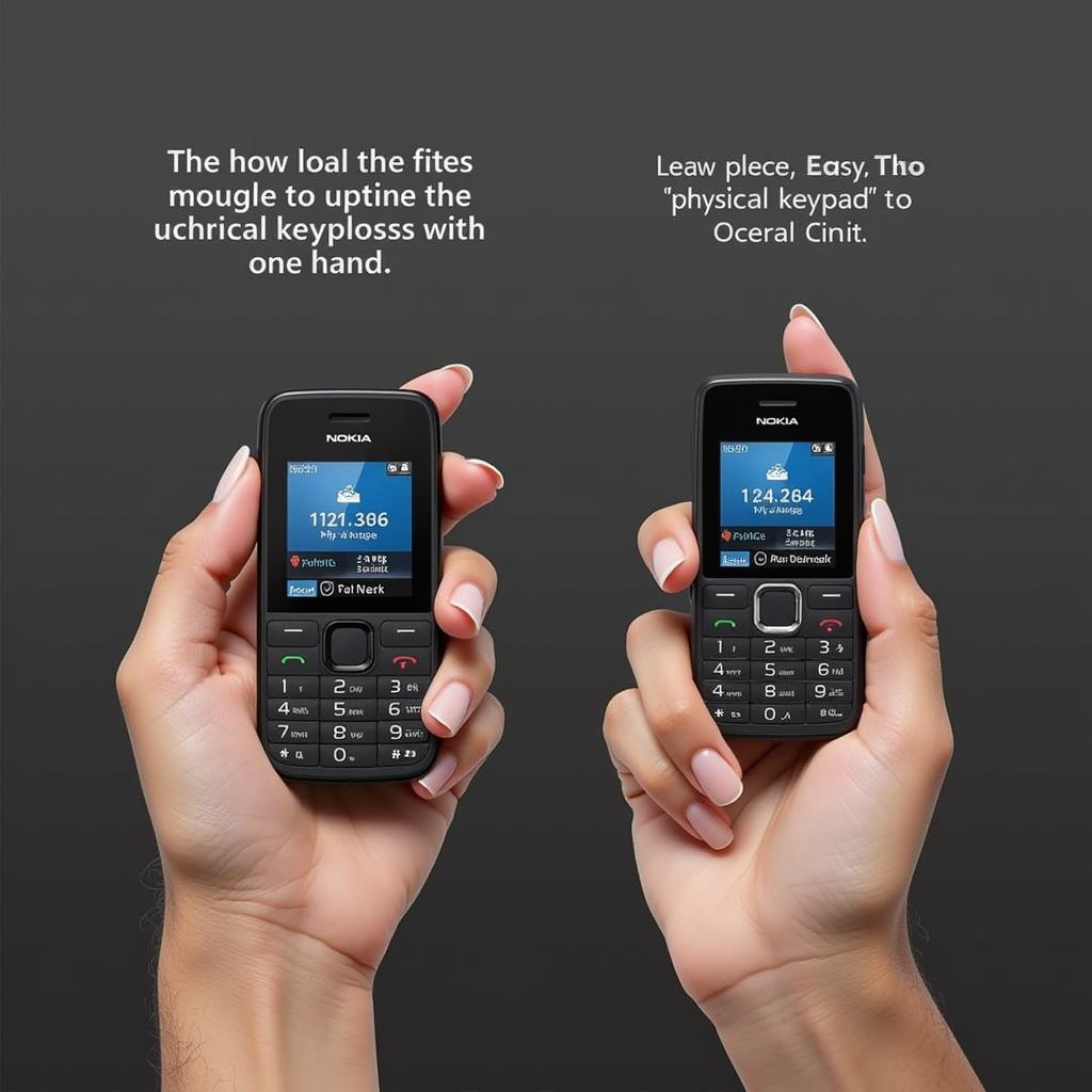 Nokia 216 Held in Hand Demonstrating Size and Usability