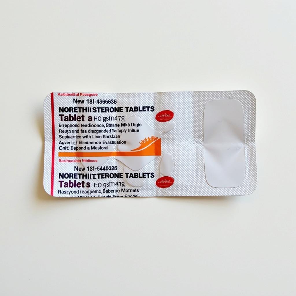 Norethisterone Tablets Packaging