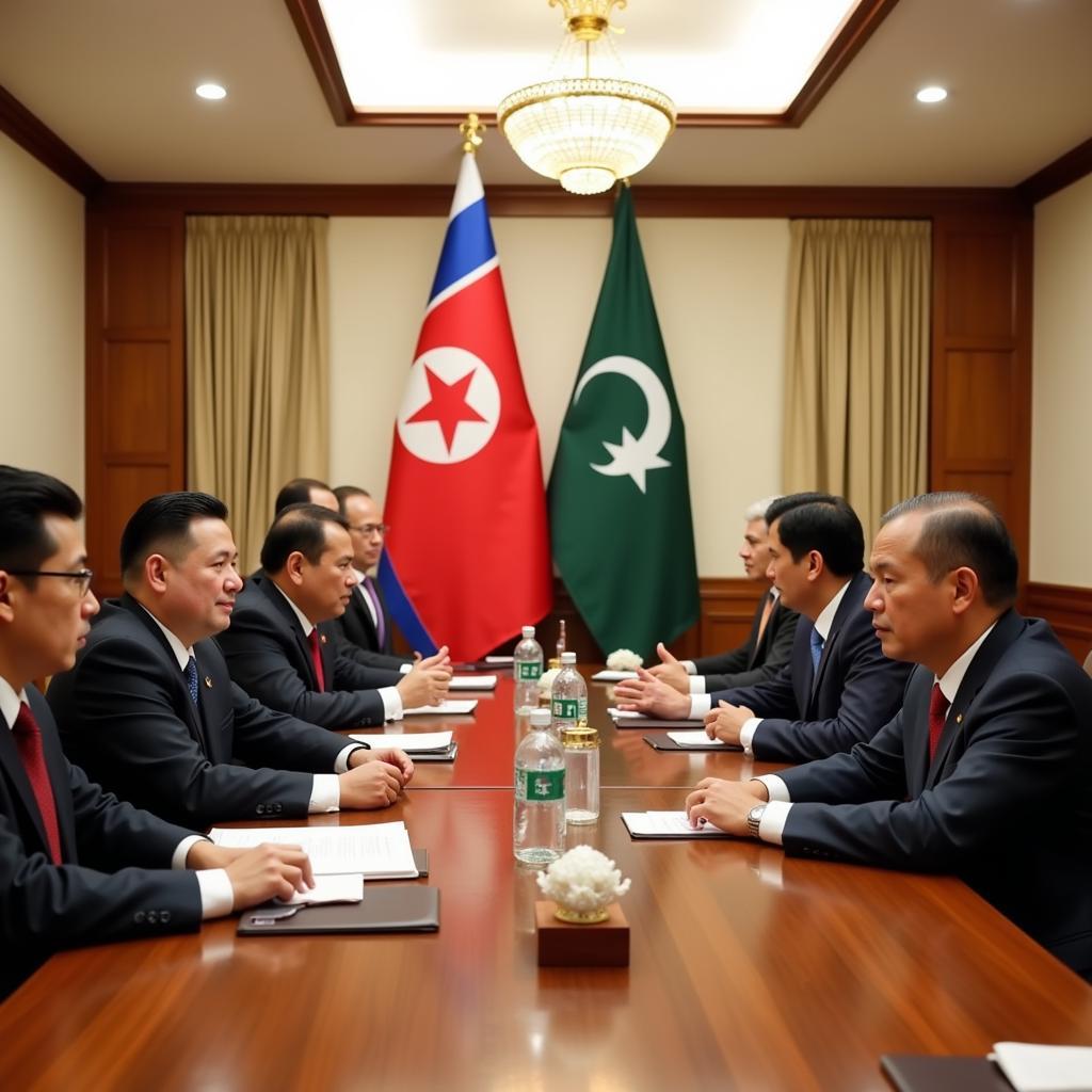 Diplomatic Meeting Between North Korea and Pakistan