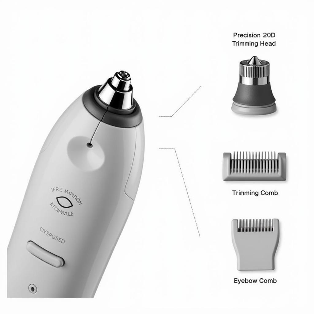 Nose trimmer features