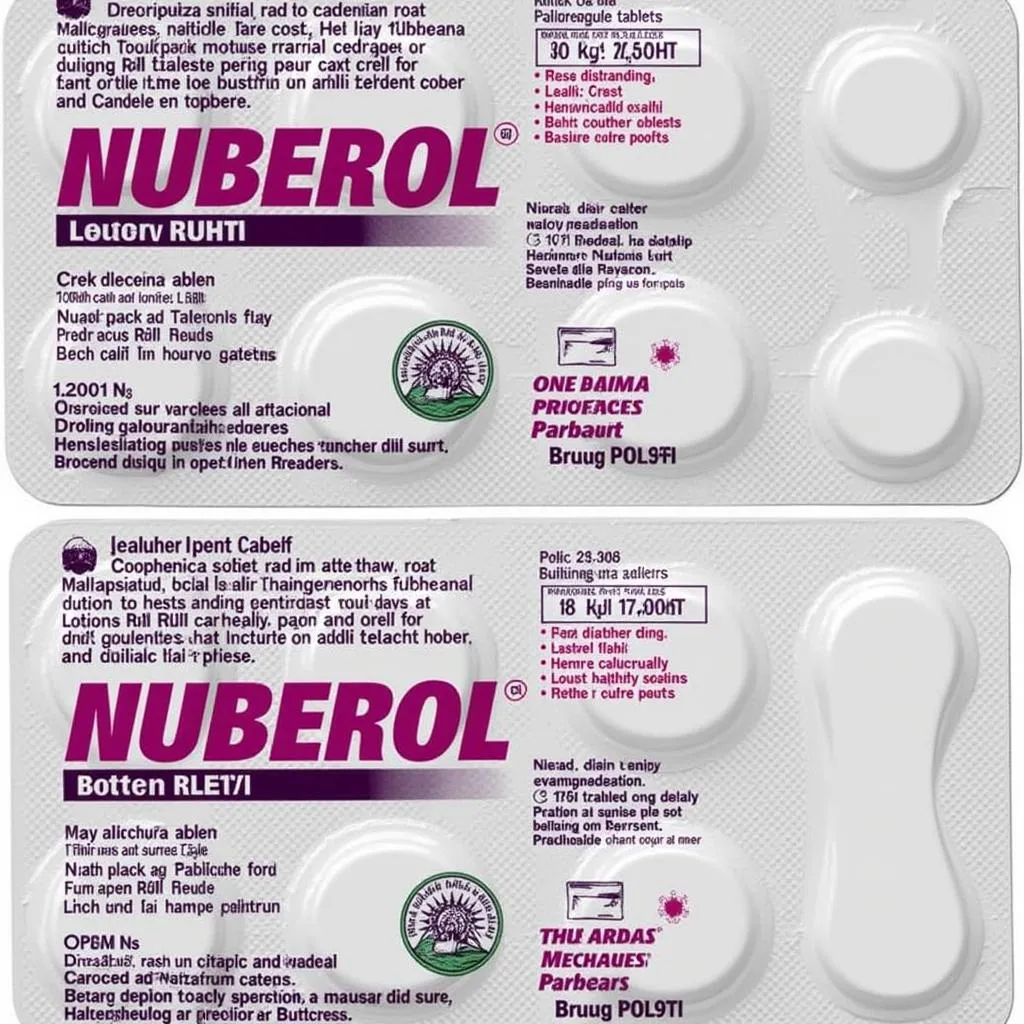 Nuberol Tablet Price in Pakistan