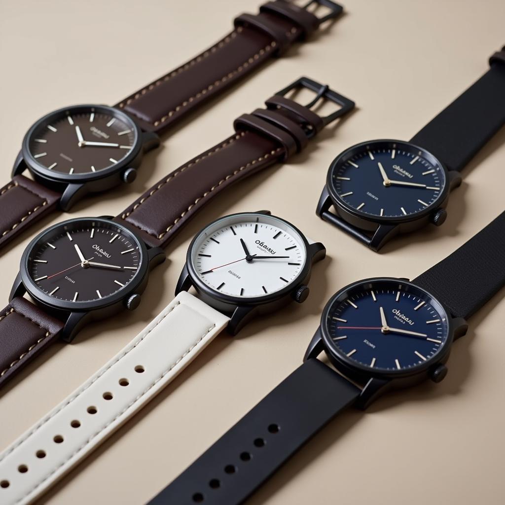 Obaku watches showcasing minimalist design