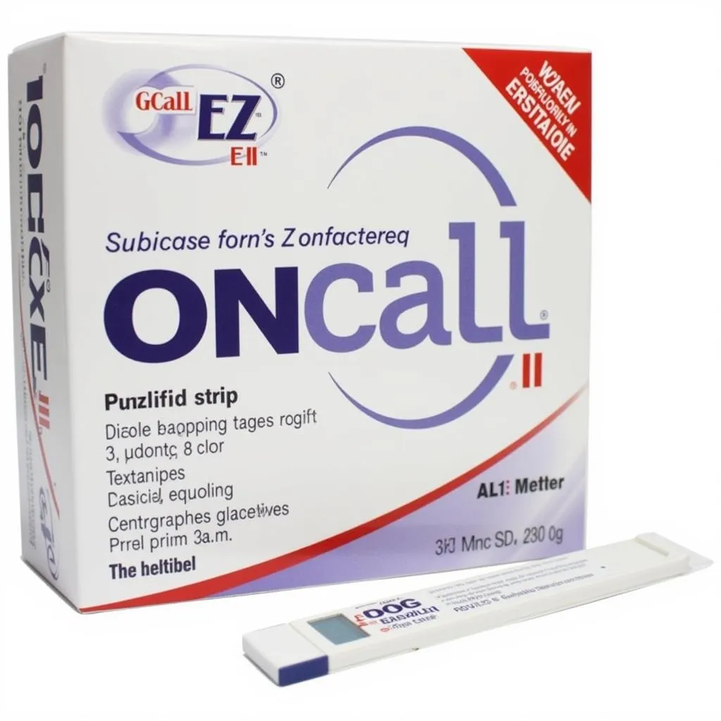 On Call EZ II Strips Box