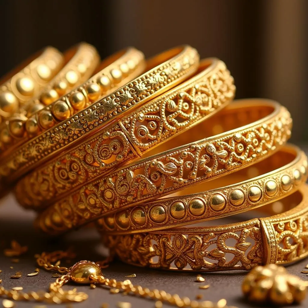 1 Tola Gold Bangles Designs